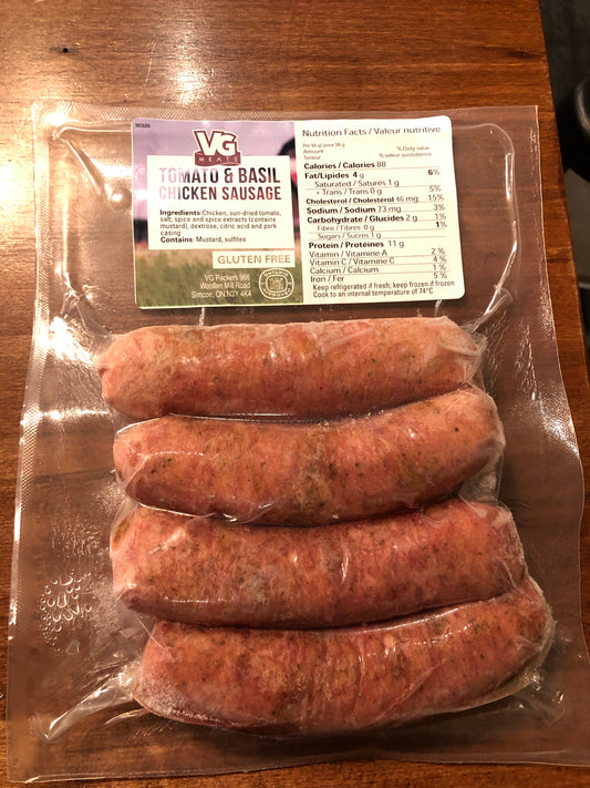 VG Chicken Sausage - Tomato Basil